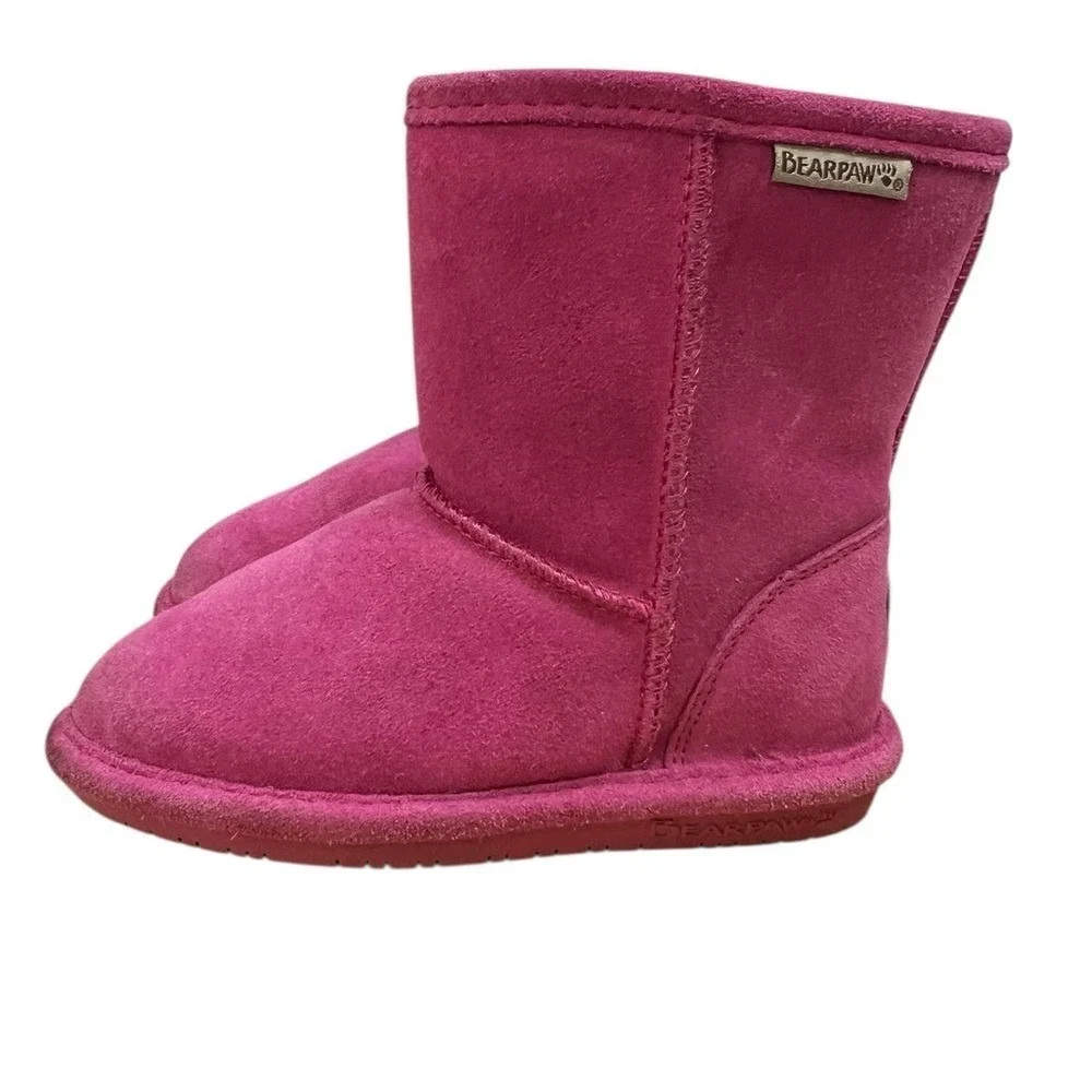 BearPaw Kids Emma Boots - Size 12 - Pink